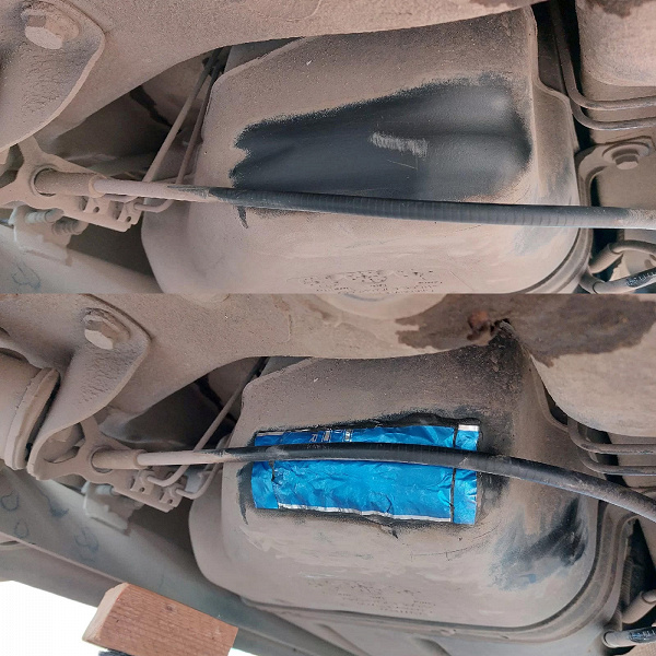 В Lada Vesta NG обнаружился необычный дефект  протирается бензобак. Дилеры ждут предписание от завода, а владельцы машин решают проблему самостоятельно
